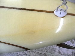 surfboard repair polyester remake fin velzy 5